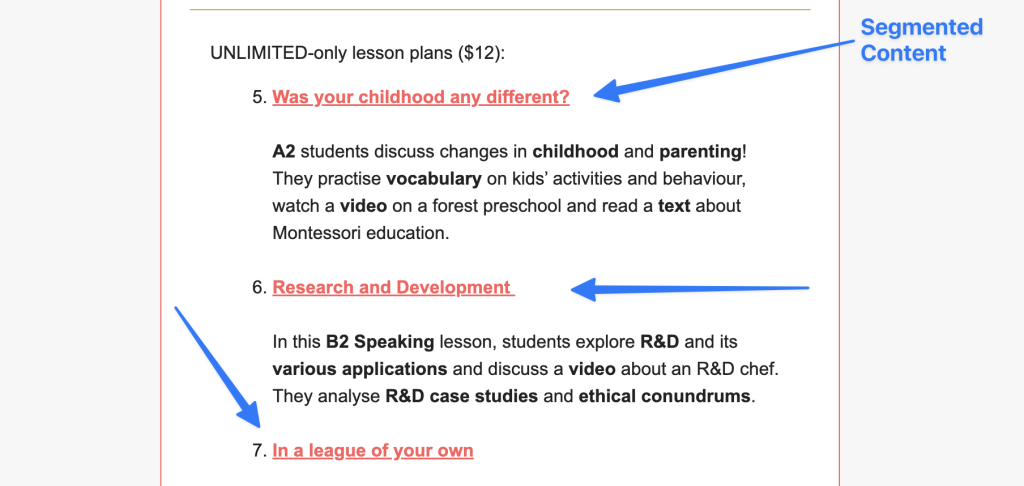 Segmented Email Marketing Course
