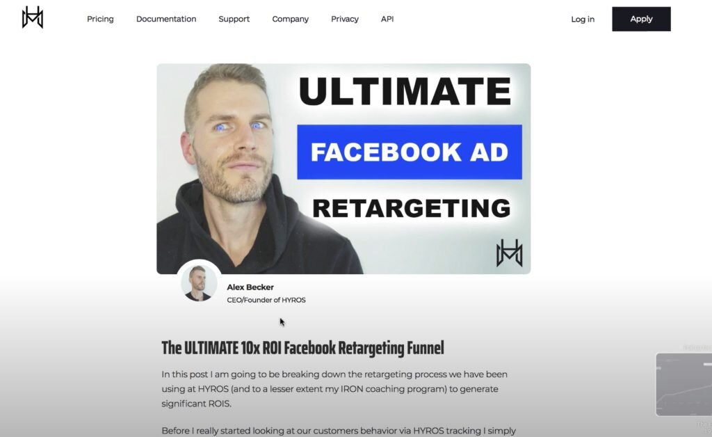Alex Becker Ultimate Facebook Ad Retargeting Funnel