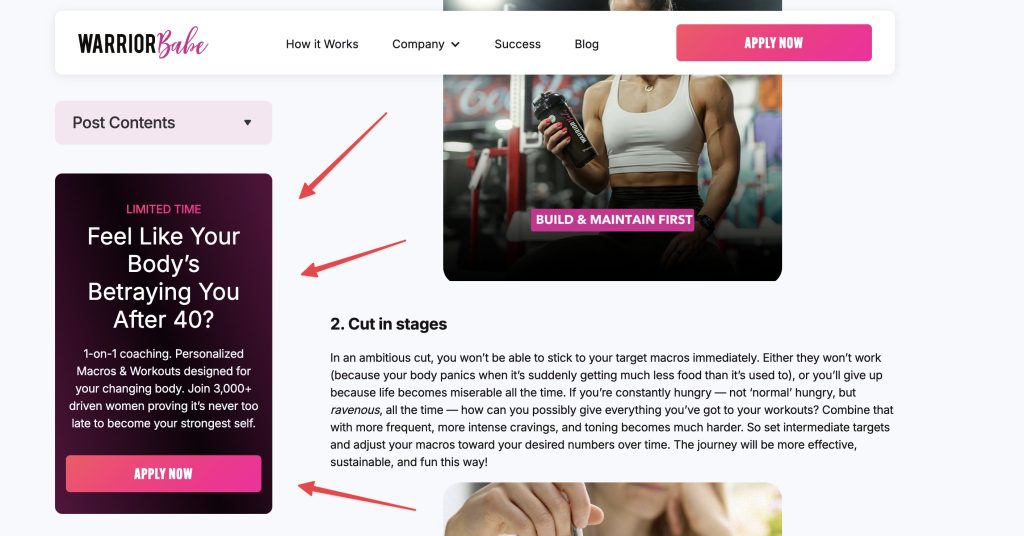 Generate 2x more revenue with strategic pop-up forms 4 warriorbabe sidebar offer